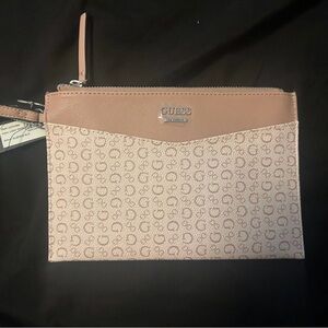 Guess large wristlet NWT